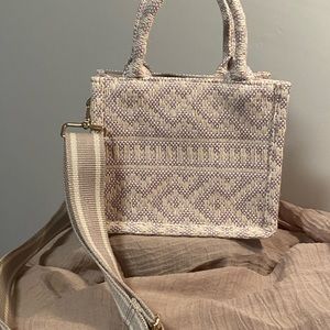 Cream color H&M crossbody bag